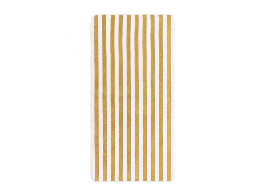 Beach towel 'Aveiro' - Gold/White