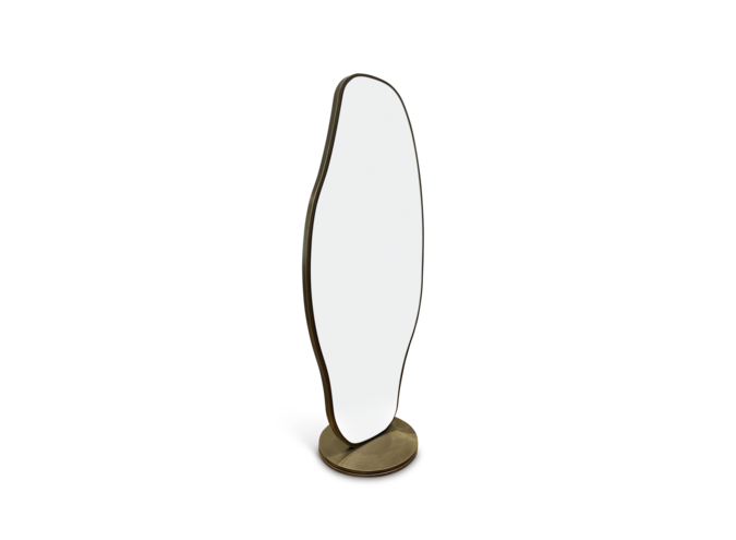 Mirror 'Rock' Swivel Bronze
