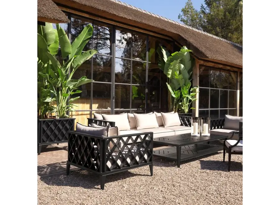 Outdoor Table basse 'Bell Rive' - Rectangular  - Black