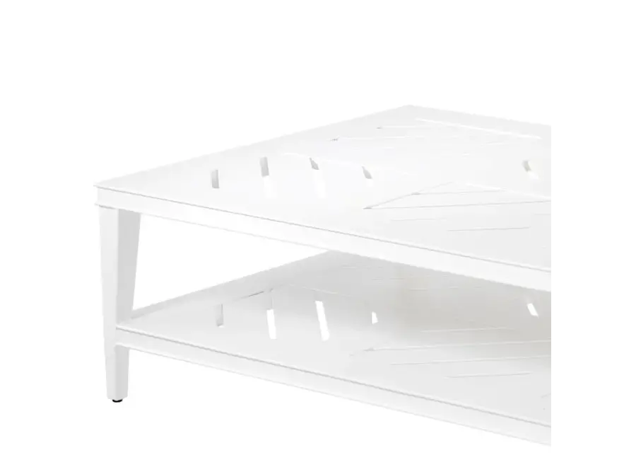 Outdoor Salontafel 'Bell Rive' - Rectangular - White