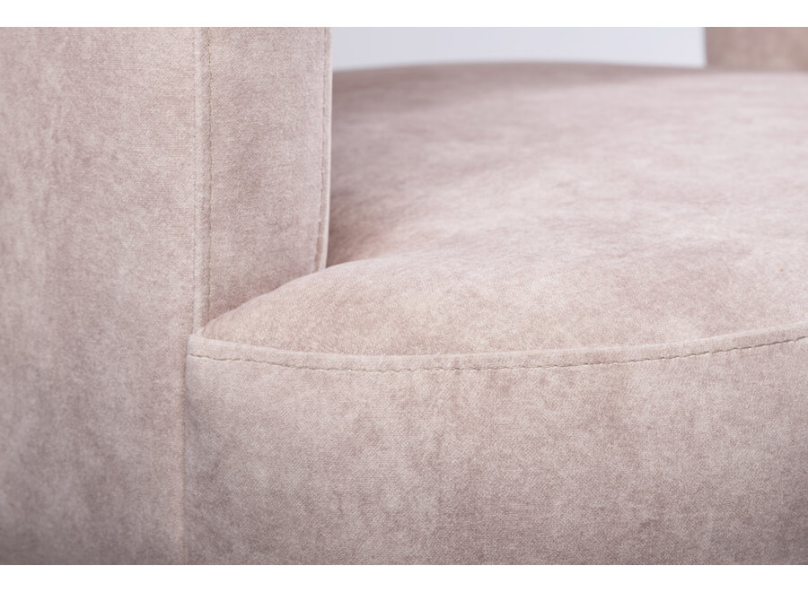 Armchair 'George' - Greige Velvet