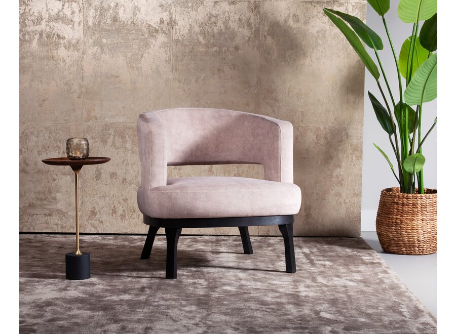 Sessel 'George' - Greige Velvet
