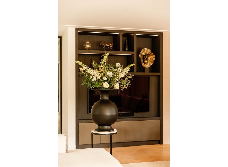 Vase 'Giorgia' - Matt Black