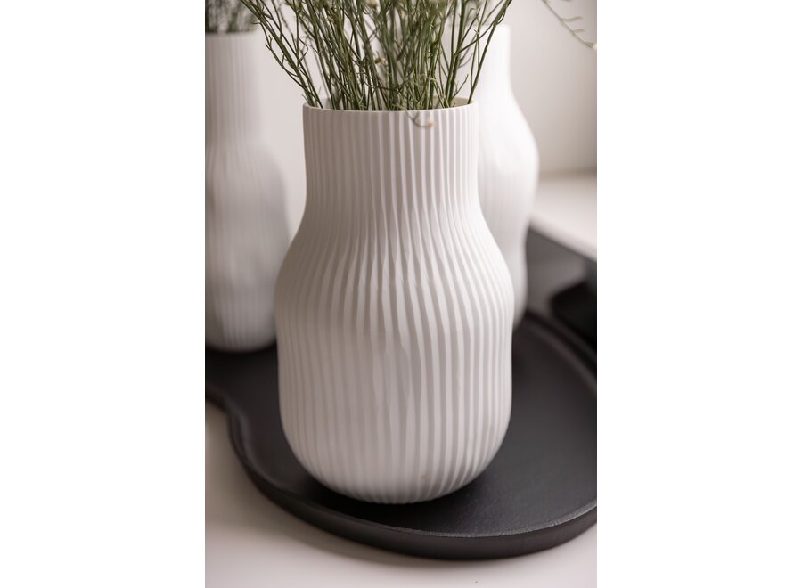 Vase 'Visby' White  - M