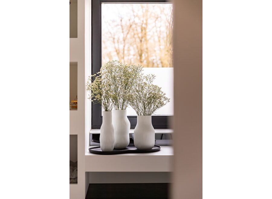 Vase 'Visby' White  - M