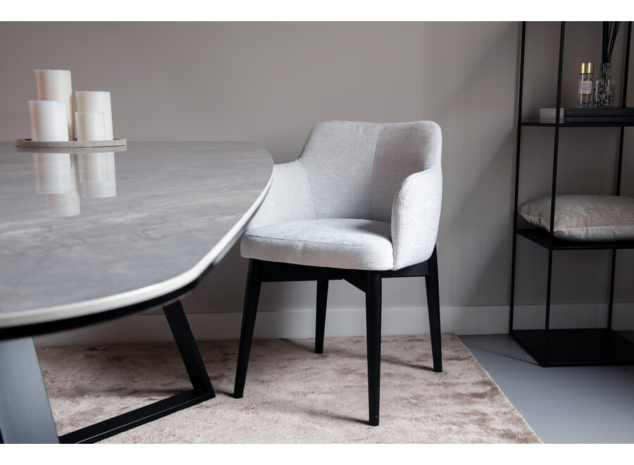 Chaise de salle à manger 'Devon' - Soft White