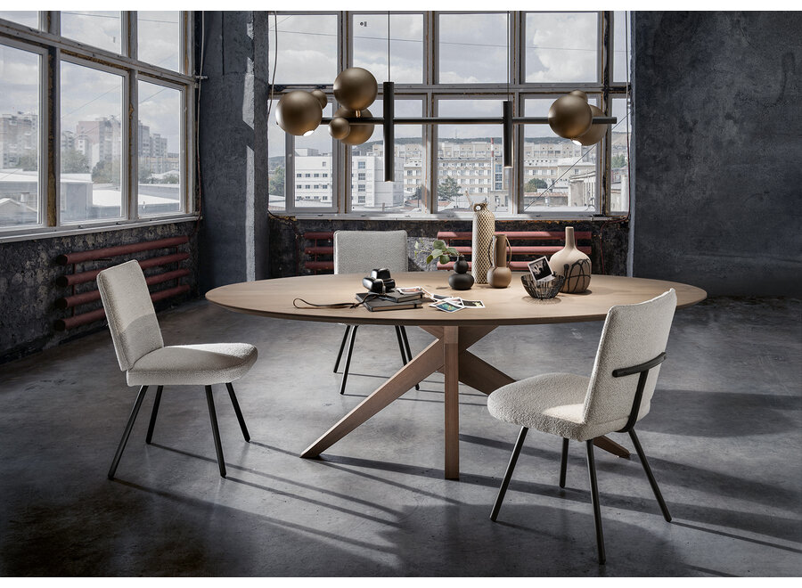Lampe suspendue 'Urbino' Matt Black/Platinum - 6 lumières paquet lumière