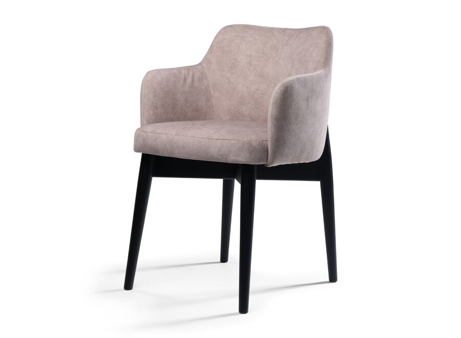 Dining Chair Devon - Greige Velvet