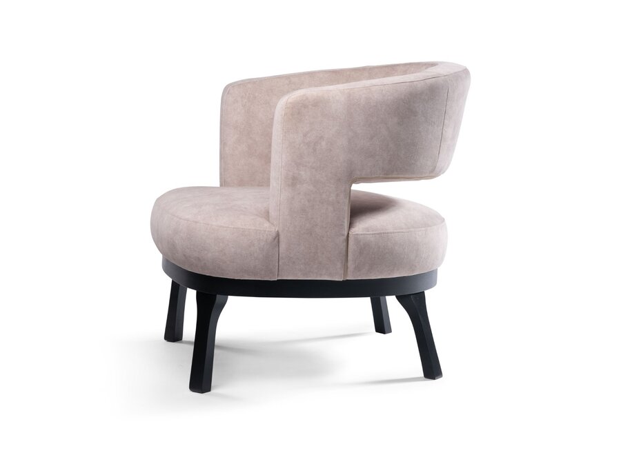 Sessel 'George' - Greige Velvet