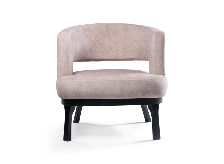 Sessel 'George' - Greige Velvet