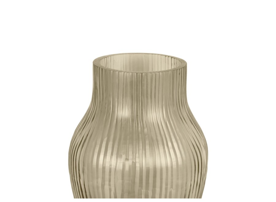 Vase 'Visby' Smoke - L