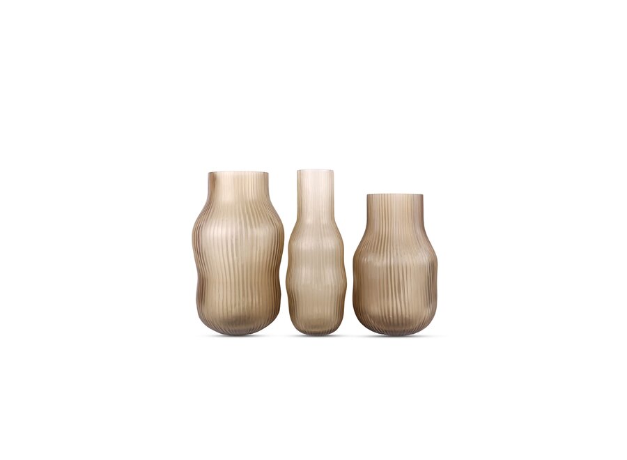 Vase 'Visby' Smoke - L
