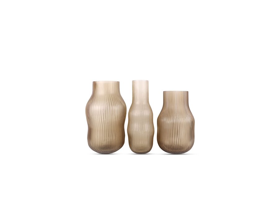 Vase 'Visby' Smoke - S