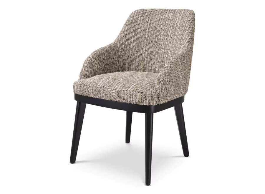 Eetkamerstoel 'Costa' - met armleuning - Mademoiselle beige - OL