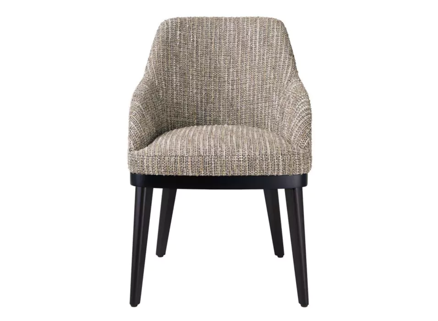 Eetkamerstoel 'Costa' - met armleuning - Mademoiselle beige - OL