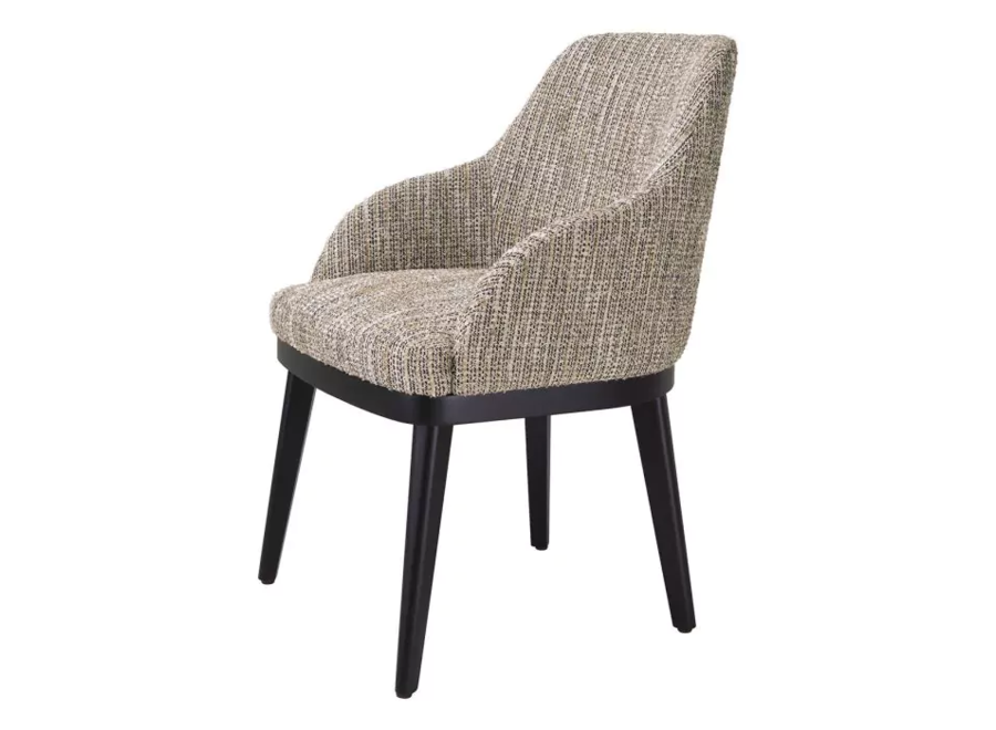 Eetkamerstoel 'Costa' - met armleuning - Mademoiselle beige - OL