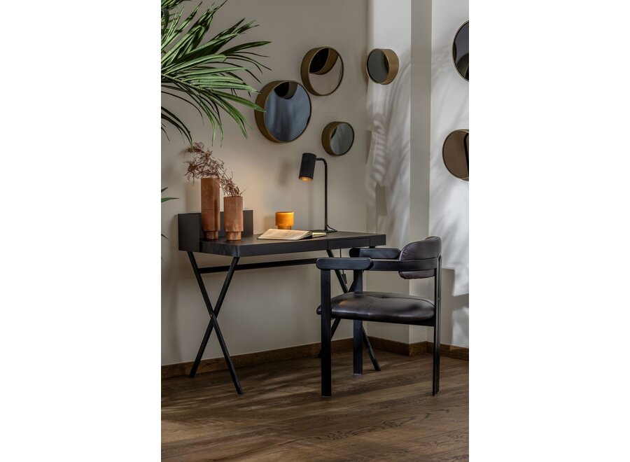 Eetkamerstoel 'Octa' - Black Leather