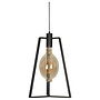 Hanging lamp 'Trevi' Matt Black - 1 lights zeppelin light package