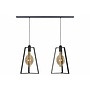 Hanglamp 'Trevi' Matt Black - 2 lichts zeppelin lichtpakket