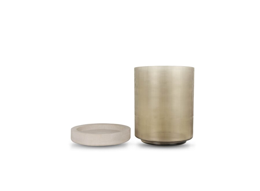 Porte-bougie 'Realgar' Smoke - M