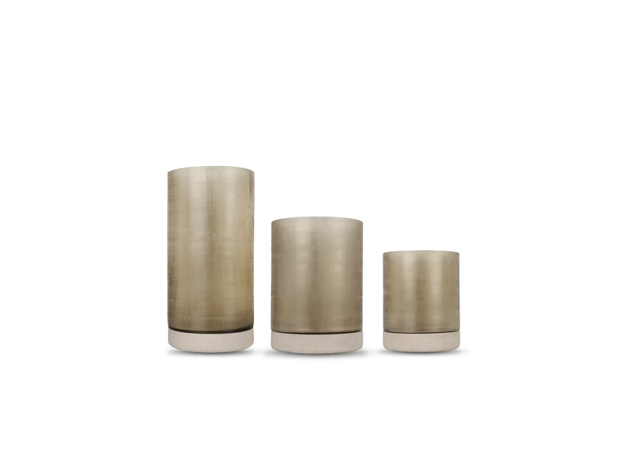 Porte-bougie 'Realgar' Smoke - M