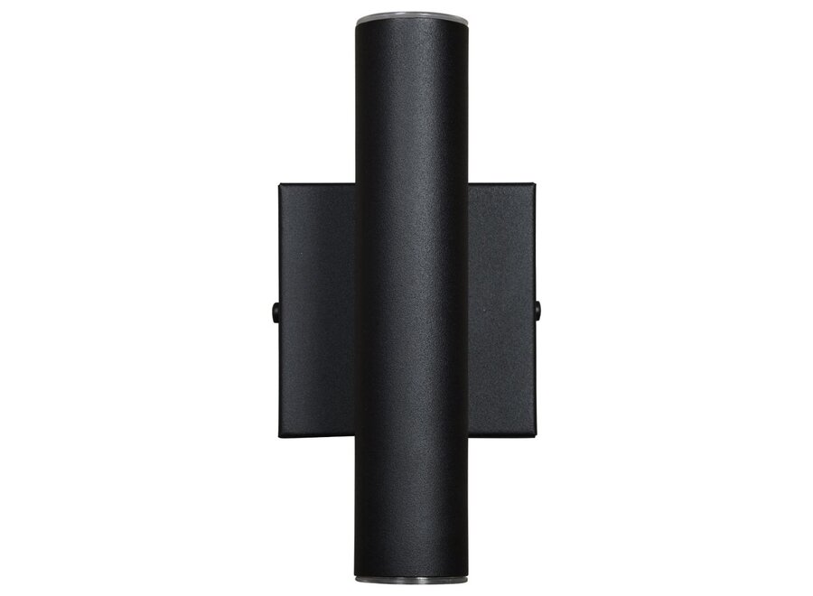 Wandlamp 'Salerno' Matt Black - 2 lichts lichtpakket