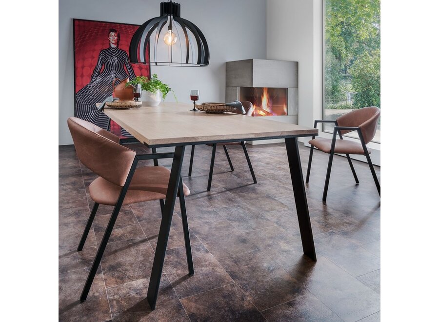 Hanging lamp 'Catania' Round - Matt Black - 1 light light package