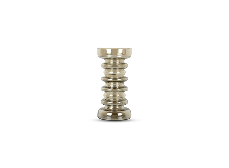 Candleholder 'Bega' Smoke - S