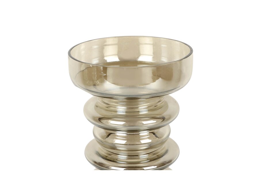Candleholder 'Bega' Smoke - S