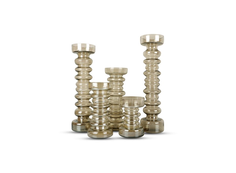 Candleholder 'Bega' Smoke - XS
