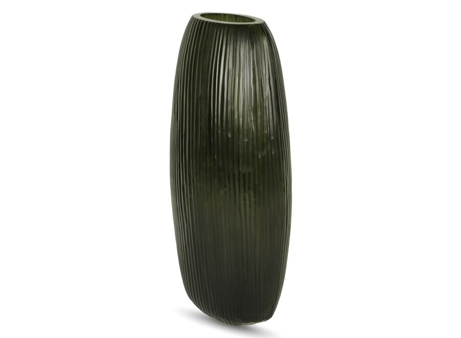 Vase 'Folding' Green - L