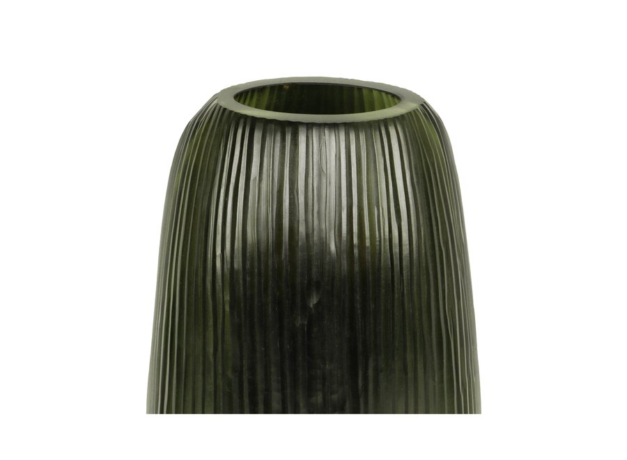 Vase 'Folding' Green - L
