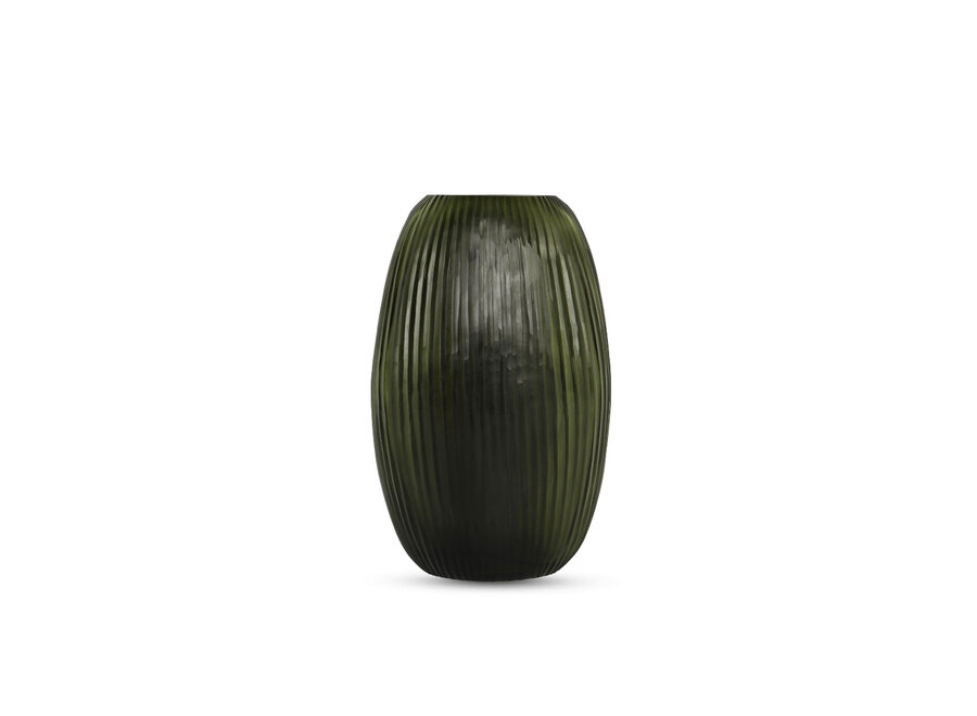 Vase 'Folding' Green - M