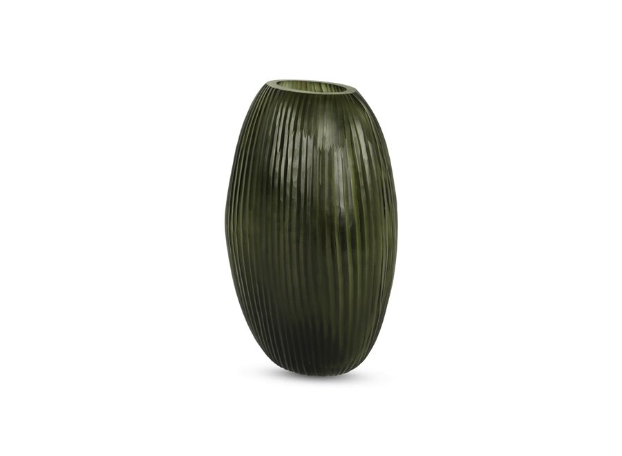 Vase 'Folding' Green - M