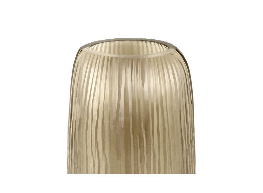 Vase 'Folding' Smoke - L