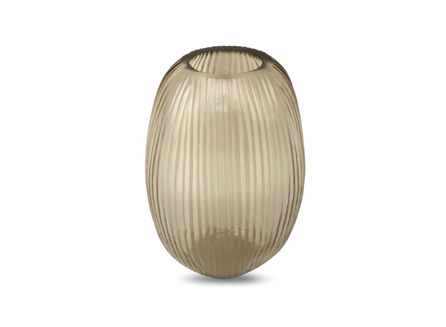 Vase 'Folding' Smoke - M