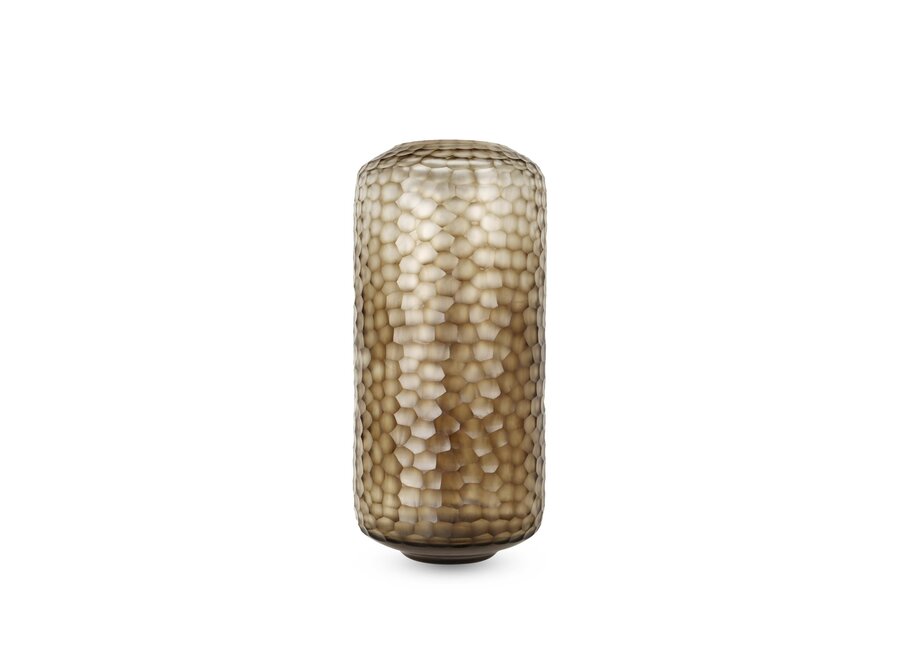 Vase 'Flora' Smoke Grey - L