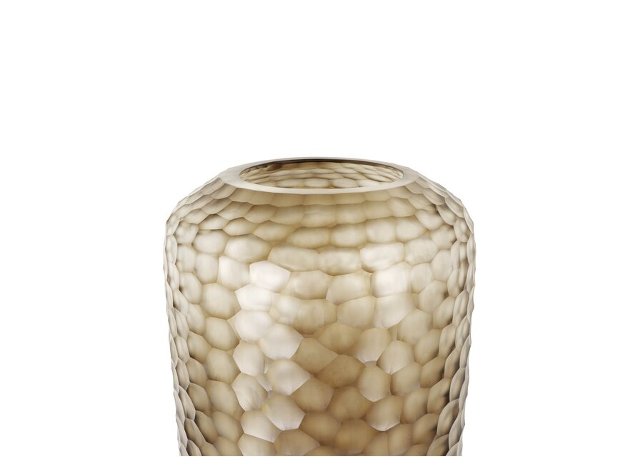 Vase 'Flora' Smoke Grey - L