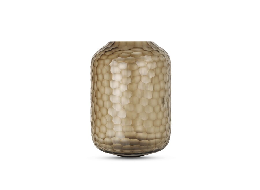 Vase 'Flora' Smoke Grey - M
