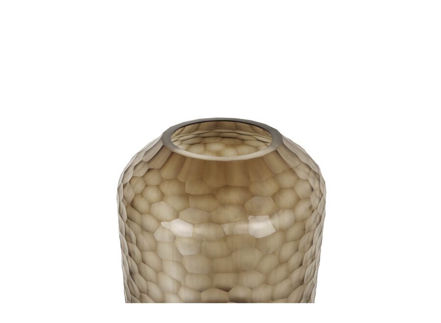 Vase 'Flora' Smoke Grey - M
