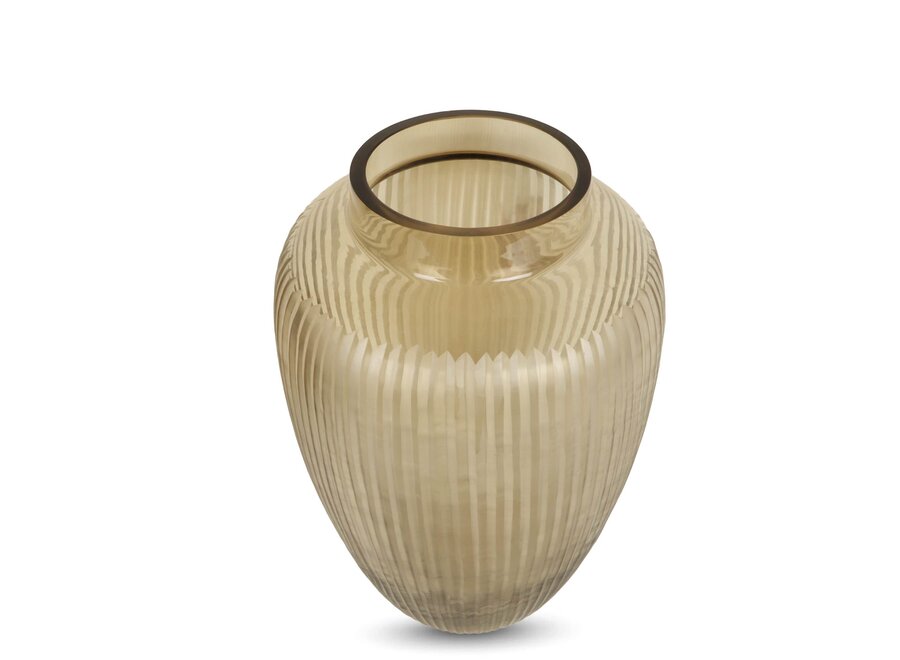 Vase 'Ameterine' Smoke- M