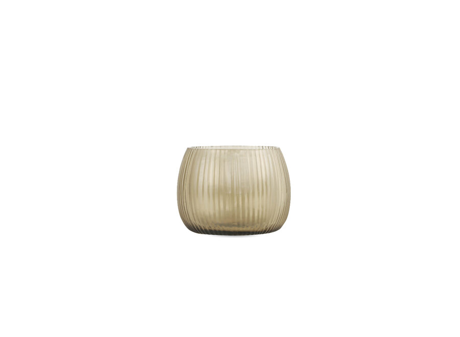 Theelicht 'Ameterine' Smoke