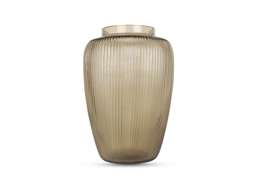Vase 'Ameterine' Smoke- L