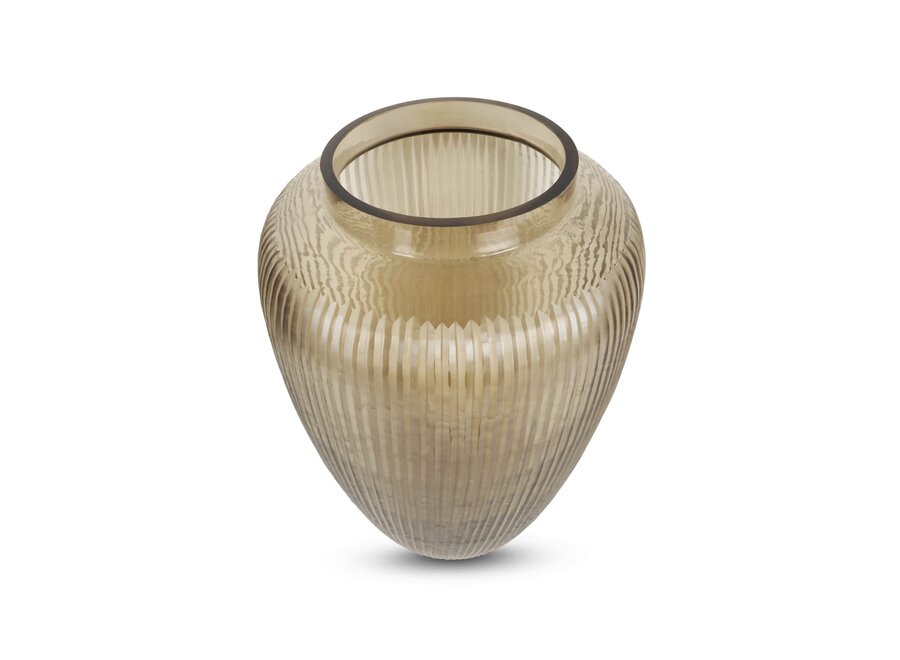 Vase 'Ameterine' Smoke- L