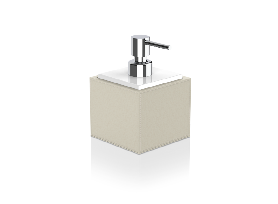 Zeepdispenser 'Brownie' - Sand / White