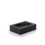 Soap dish 'Brownie' - Black / Black