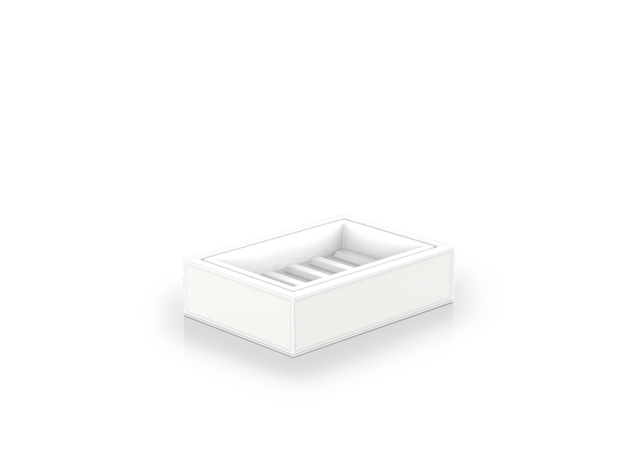 Zeepbakje 'Brownie' - White / White