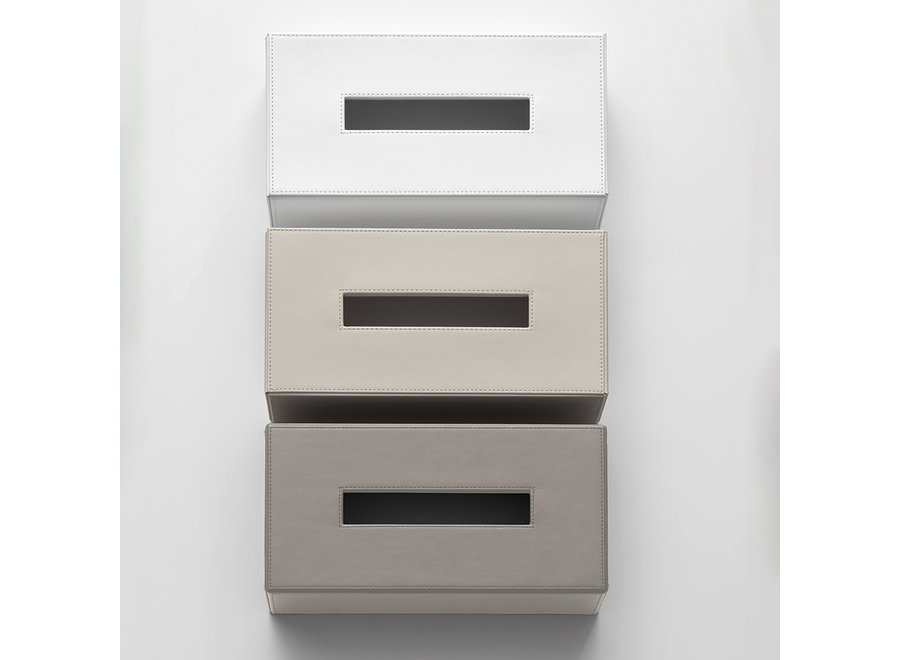 Taschentuchbox 'Brownie' - Rectangular - Taupe