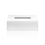 Tissue box  'Brownie' - Rectangular - White