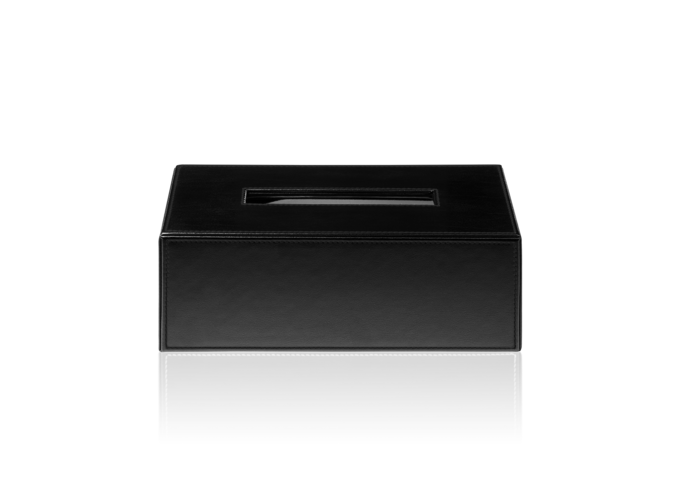 Taschentuchbox Brownie - Rectangular - Black